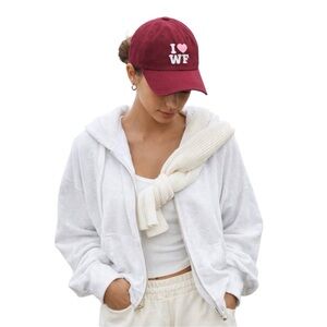 NEW White Fox I 🩷 WF raspberry jelly jungle cap